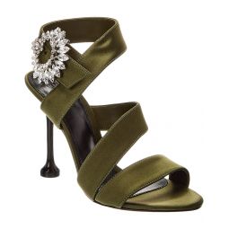 antonia crystals 100 satin sandal