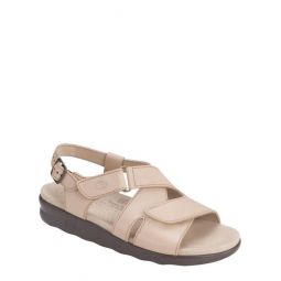 womens huggy sandals in truffle