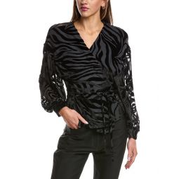 nurat silk-blend top