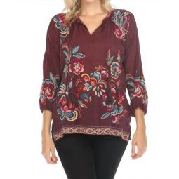 zadonia blouse nemma in fig