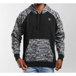 patriot hoodie in black digital camo