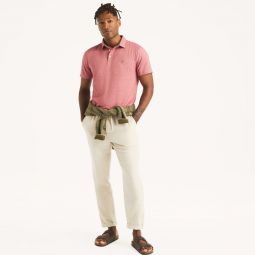 mens navtech striped polo