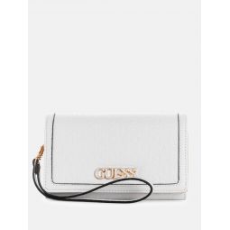 zakaria embossed logo phone organizer