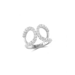 silver 1.47 ct. tw. lab-grown diamond cz ring