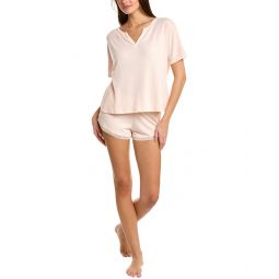 honeydew 2pc wake me up short pajama set