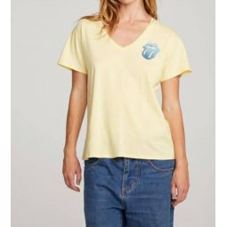 north america tour tee in lemon
