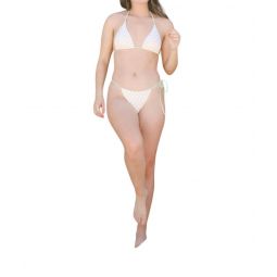 paris bikini bottom in dotted pink