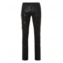 denim rock star trousers camouflage