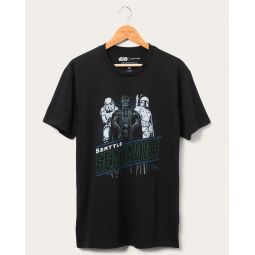 unisex star wars x junk food x nfl dark side team seahawks tee