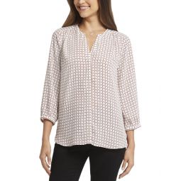 pintuck blouse