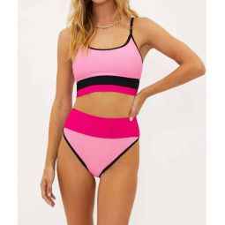 eva top in amour colorblock