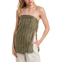 animika strapless round edge top