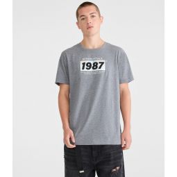 1987 box logo applique graphic tee