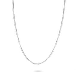 14k white gold 7.25ct lab-grown diamond tennis necklace mf15-072225