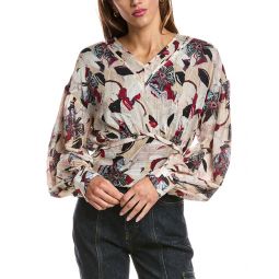 dunna silk-blend top