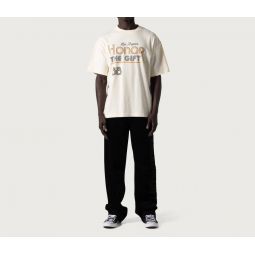 retro honor tee in tan