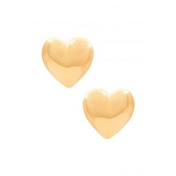 amour earrings in gold