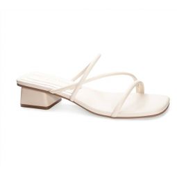womens chloe strappy heel in white