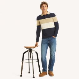 mens vintage straight stretch denim