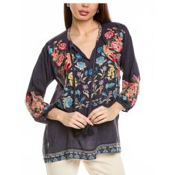 zadonia blouse in graphite
