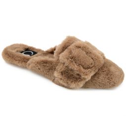 collection womens faux fur eara slipper