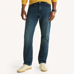 mens athletic straight stretch denim