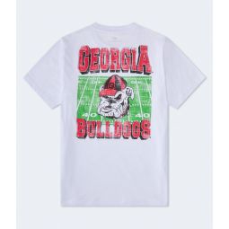 georgia bulldogs relaxed graphic tee