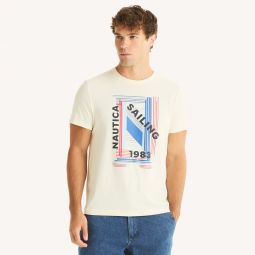 mens sailing 1983 graphic t-shirt
