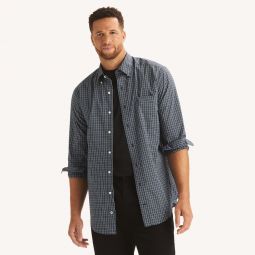 mens big & tall classic fit plaid shirt
