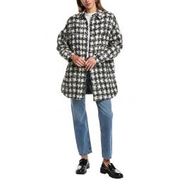 parvati wool-blend overshirt