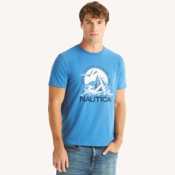 mens nyc sailing graphic t-shirt