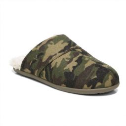 mens alfons slipper in olive camo