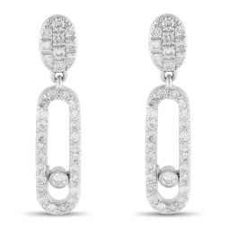14k white gold 0.50ct diamond drop earrings er29663-w