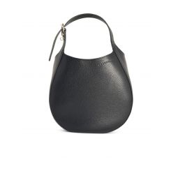 le foulonne s black leather bag