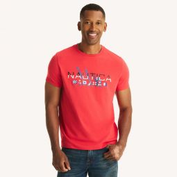 mens heritage flag graphic t-shirt