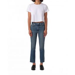 chloe crop high rise jeans in kismet