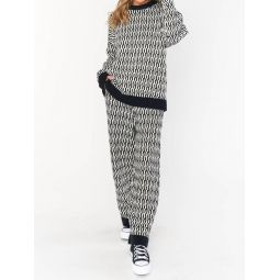 samson lounge pants in metro geo knit