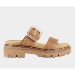 womens mulberry sandal in latte brown