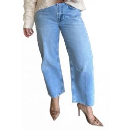 miro relaxed wide leg jeans in gemini