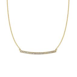 long diamond bar necklace yellow gold