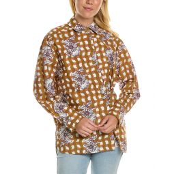 gingham daisy shirt
