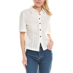 eyelet blouse
