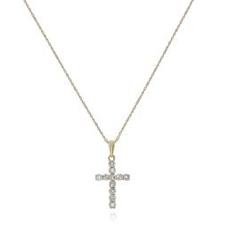 14k white gold 0.25ct diamond pendant