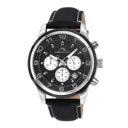 arthur mens chronograph black watch