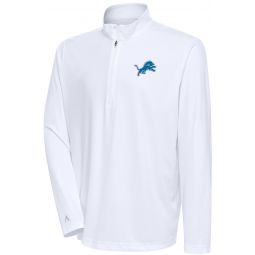 Antigua Detroit Lions Tribute Quarter Zip Golf Pullover