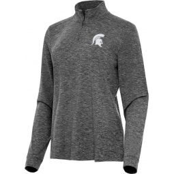 Antigua Womens Michigan State Spartans Mentor Quarter Zip Golf Pullover