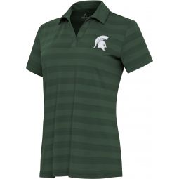 Antigua Womens Michigan State Spartans Tunnel Golf Polo