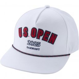 FootJoy 2025 U.S. Open Text Golf Hat - White