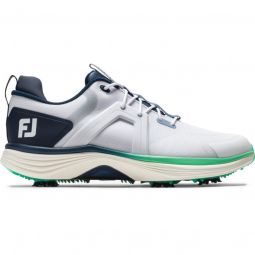 FootJoy HyperFlex Golf Shoes 2025 - White/Peacoat/Aquamarine 55489