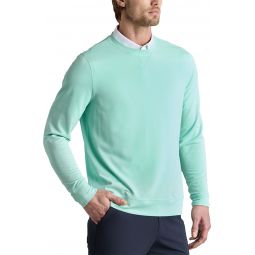 G/FORE Performance Pique Crewneck Mid Layer Golf Pullover